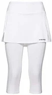 Tenis ziemny - HEAD Head damska koszulka klubowa 3/4 Tights Skirt W, biały, l - miniaturka - grafika 1