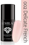 Lakiery hybrydowe - Semilac Lakier Hybrydowy Semilac 002 Delicate French - Transparentny  - 7 Ml 4715 - miniaturka - grafika 1