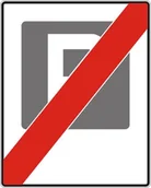 Wyposażenie miejsc publicznych - Znak drogowy informacyjny D-45 Koniec strefy płatnego parkowania - miniaturka - grafika 1