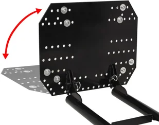 vidaXL Pług śnieżny do quada, 150x38 cm, czarny - Łopaty i widły - miniaturka - grafika 5