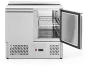 Szafy i witryny chłodnicze - Hendi Stół chłodniczy sałatkowy 2-drzwiowy z pokrywą uchylną | Twój Zysk 236161 - miniaturka - grafika 1