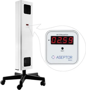 Ultra-viol Sp.j ASB-255MC mobilna lampa UV-C Aseptor Basic przepływowa z licznikiem ASB 255 M C - Urządzenia medyczne Ultra-viol Sp.j ASB-255MC mobilna lampa UV-C Aseptor Basic przepływowa z licznikiem ASB 255 M C - Urządzenia medyczne - miniaturka - grafika 1