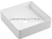 Umywalki - Omnires PASADENA 36x36 cm bez otworu PASADENA360BP - miniaturka - grafika 1