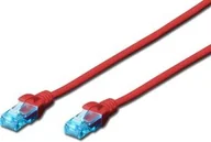 Kable miedziane - Digitus Patchcord CAT 5E U-UTP 10m DK-1511-100/R - miniaturka - grafika 1