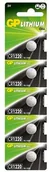 Baterie i akcesoria - GP 5 x bateria litowa mini CR1220 - miniaturka - grafika 1
