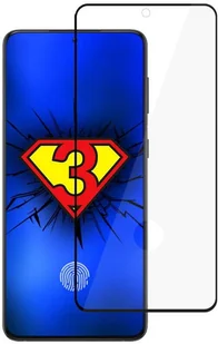 3mk Szkło hartowane HardGlass Max Samsung Galaxy S21 Ultra czarne 3MK1412 - Etui i futerały do telefonów - miniaturka - grafika 3