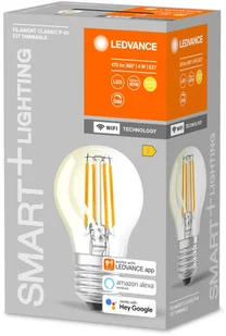 LEDVANCE SMART+ LEDVANCE SMART+ WiFi filament Mini Bulb E27 4W 827 - Systemy inteligentnych domów - miniaturka - grafika 2