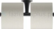 Stojaki i wieszaki na papier toaletowy - Duravit Duravit Starck uchwyt na papier toaletowy czarny 0099384600 - miniaturka - grafika 1