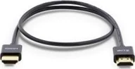 Kable - LMP Kabel LMP HDMI m to HDMI m cable 2.0 4K@60Hz super slim 0.5 m black LMP-HDMI-HDMI-B-05 - miniaturka - grafika 1