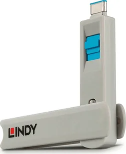 LINDY USB-C port lock blue - Części i akcesoria do laptopów - miniaturka - grafika 2