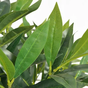 vidaXL Sztuczne drzewko laurowe z doniczką, 125 cm, zielony - Sztuczne drzewka - miniaturka - grafika 2