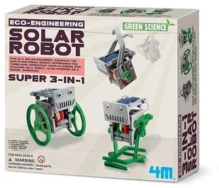 4M Mini solarny robot 3-w-1 - Roboty dla dzieci - miniaturka - grafika 2