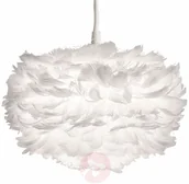 Lampy sufitowe - Vita Copenhagen Designerska lampa wisząca Eos mini, biała - miniaturka - grafika 1