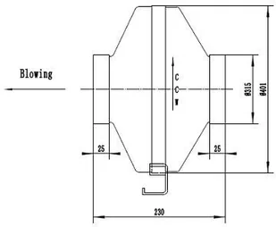 NeoAir Wentylator kanałowy LXFB2E280/50-M92/42-G315 Wentylator kanałowy LXF 315mm - Wentylatory przemysłowe - miniaturka - grafika 2