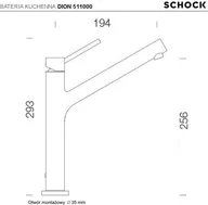 Baterie kuchenne - Schock Bateria DION 510000 WHITE GOLD jasne złoto DIO-510000-WHI-GOL - miniaturka - grafika 1