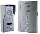 Domofony - Orno Polska ORNO Zestaw domofonowy ELUVIO Jednorodzinny, BEZSŁUCHAWKOWY, SZARY O - miniaturka - grafika 1
