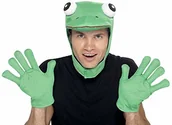 Stroje karnawałowe - Smiffys Żaba kapelusz żaba zestaw kapelusz M TZe z rękawic do zwierzę Kost M 22164 - miniaturka - grafika 1