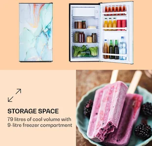 Lodówka Klarstein CoolArt HEA20-Pastel-90 - Lodówki - miniaturka - grafika 3