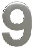 Numery na dom - Numer domu ze stali nierdzewnej 9, 2D płaski - miniaturka - grafika 1
