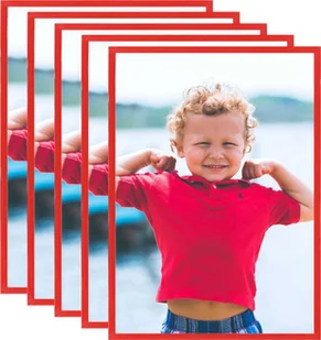 NA vidaXL Ramki zdjęcia 5 szt. ścienne lub stojące 21x29,7 cm MDF 332383 - Ramki na zdjęcia - miniaturka - grafika 3