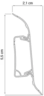 VOX Listwa Izzi 763 Argento 5,5x2,1x250,0/Listwa Przypodłogowa/GAT 1 (30001920) - Panele podłogowe - miniaturka - grafika 3