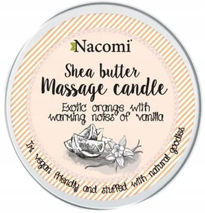 Nacomi Masło do ciała Pomarańcza i wanilia - Candel Shea Natural Body Butter Masło do ciała Pomarańcza i wanilia - Candel Shea Natural Body Butter - Kremy i maski do rąk - miniaturka - grafika 4