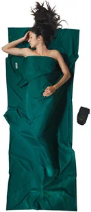 Cocoon Prześcieradło podróżne TRAVELSHEET Mikrofibra kolor zielony - Prześcieradła - miniaturka - grafika 2