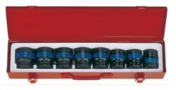 KING TONY Zestaw nasadek udarowych 6409MP03, 3/4", 6-kątne, 21-41 mm - Zestawy narzędziowe - miniaturka - grafika 2