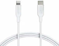 Kable USB - AmazonBasics kabel USB typu C, kabel do ładowania z certyfikatem MFI do iPhone 11/11 Pro/11 Pro max/X/XS/XR/XS Max / 8/8 Plus, do ładowarek typu C, obsługuje Power Delivery, biały, 1,82 m L6LMF399-CS-R - miniaturka - grafika 1