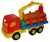 Samochody i pojazdy dla dzieci - Wader Samochód do przewozu dłużycy - miniaturka - grafika 1