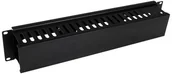Szafy rack - StarTech.com StarTech.com 2U Horizontal Finger Duct Rack Cable Management Panel with Cover - rack cable management panel - 2U CMDUCT2U - miniaturka - grafika 1