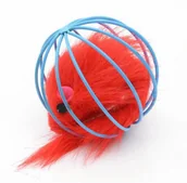 Zabawki dla kotów - PETSTORY PETSTORY Piłka Myszka w Klatce Zabawka dla Kota 6cm  od 95zł +DO 3% ZWROTU W PROGRAMIE LOJALNOŚCIOWYM JM-42 - miniaturka - grafika 1