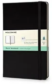 Notesy i bloczki - Moleskine notesy, muzyki writing notebook Large, kreatywny Hard Cover Schwarz QP081 - miniaturka - grafika 1