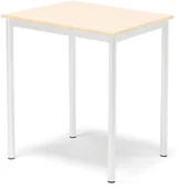 Biurka - AJ Produkty Biurko SONITUS, 700x600x760 mm, brzoza laminat, biały - miniaturka - grafika 1