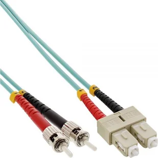 InLine 82520o LWL Duplex Kabel (SC/ST, 50/125 m, OM3, 20 m) 4043718249084 - Kable światłowodowe - miniaturka - grafika 2