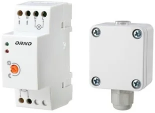 Orno POLSKA Czujnik zmierzchowy na szynę DIN z zewnętrzną sondą w puszce OR-CR-2 - Wyłączniki światła i elektryczne - miniaturka - grafika 2