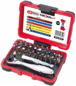 Wiertła - KS Tools TORSIONpower Klucz zapadkowy z bitami, 32-elementy, 918.3010 - miniaturka - grafika 1
