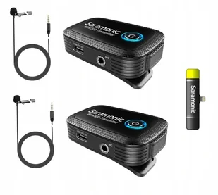 Saramonic Zestaw bezprzewodowy Blink500 B4 - Mikrofony komputerowe - miniaturka - grafika 4