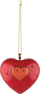 Alessi - Cuore E Cuora - kula dekoracyjna - ozdoba choinkowa - serce - porcelana - czerwona MJ16 11 - Ozdoby bożonarodzeniowe - miniaturka - grafika 2