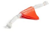 Wyposażenie miejsc publicznych - AJ Produkty Chorągiewki ostrzegawcze, 30 m - miniaturka - grafika 1