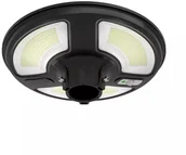 Lampy ogrodowe - V-tac Oprawa Ogrodowa Solarna 10W Czujnik Ruchu TIMER PILOT IP65 VT-65W 6500K 1500lm - miniaturka - grafika 1