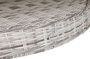 HOME &amp; GARDEN Meble ogrodowe technorattanowe Bristol Round Elegant 180 cm Light Grey / Grey Melange  8+1 401530 - Meble ogrodowe - miniaturka - grafika 5