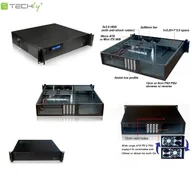 Obudowy serwerowe - Techly Obudowa serwerowa I-CASE IPC-240L mATX Rack 19\" 2U czarna 101980 - miniaturka - grafika 1