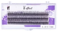 Sztuczne rzęsy i akcesoria - Ibra makeup Makeup Zestaw Kępek V Effect 14mm 1000 - miniaturka - grafika 1