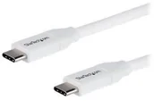 Kable USB - StarTech com com 2m 6ft USB C to USB C Cable - 5A PD - USB 2.0 USB-IF Certified - USB-C cable - 2 m USB2C5C2M - miniaturka - grafika 1