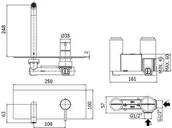 Baterie podtynkowe - Paffoni Light Bateria umywalkowa podtynkowa chrom LIG106CR - miniaturka - grafika 1