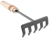 Grabie i motyki - Grabki metalowe - drewniana rączka, marki BIOOGRÓD 703018 - miniaturka - grafika 1