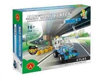 Alexander Mały konstruktor Maszyny Budowlane Atlas JJALXM0CH000014 - Zabawki konstrukcyjne - miniaturka - grafika 3