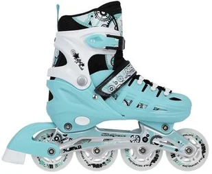 Nils EXTREME NH10905 4w1 MIĘTOWE ROZM. M(35-38) ŁYŻWOROLKI Z WYM. PŁOZĄ HOKEJOWĄ EXTREME 16-25-027 - Rolki - miniaturka - grafika 9