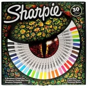 Markery permanentne - Sharpie Markery permanentne 1.00mm 30kol OKO Fine + Ultra Fine PM5271 - miniaturka - grafika 1